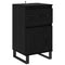 vidaXL Sideboard with Drawer Black oak 35 x 40 x 70 cm Engineered wood