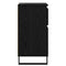 vidaXL Sideboard with Drawer Black oak 35 x 40 x 70 cm Engineered wood