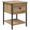 vidaXL Bedside Table with Drawer 2 pcs Artisan oak 34 x 35.5 x 45 cm