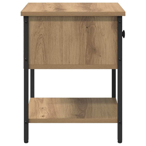 vidaXL Bedside Table with Drawer 2 pcs Artisan oak 34 x 35.5 x 45 cm