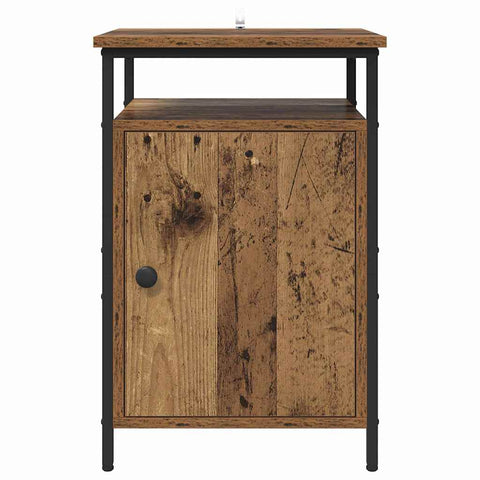 vidaXL Bedside Cabinet Old Wood 40 x 42 x 60cm Engineered Wood