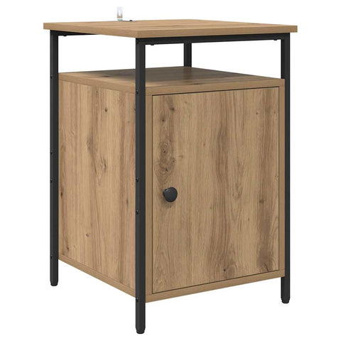 vidaXL Bedside Cabinet Artisan oak 40 x 42 x 60cm Engineered Wood