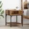 vidaXL Bedside Table 2 pcs Old wood 40 x 40 x 50 cm Engineered wood