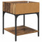 vidaXL Bedside Table 2 pcs Old wood 40 x 40 x 50 cm Engineered wood