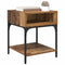 vidaXL Bedside Table 2 pcs Old wood 40 x 40 x 50 cm Engineered wood