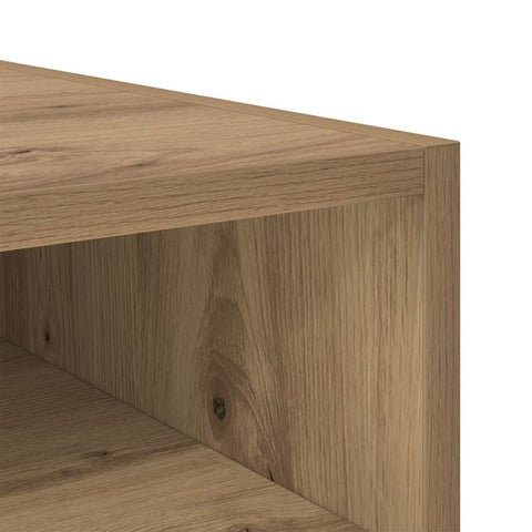 vidaXL Bedside Table Artisan oak 40 x 40 x 50 cm Engineered wood