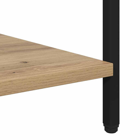 vidaXL Bedside Table Artisan oak 40 x 40 x 50 cm Engineered wood