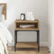 vidaXL Bedside Table Artisan oak 40 x 40 x 50 cm Engineered wood