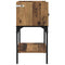 vidaXL Bedside Table with Drawer Old wood Engineered wood