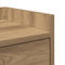 vidaXL Bedside Table with Drawer Artisan oak Engineered wood