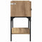 vidaXL Bedside Table with Drawer Artisan oak Engineered wood