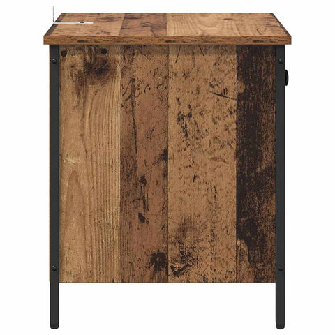 vidaXL Bedside Cabinet Old wood 40 x 42 x 50 cm Engineered wood
