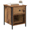 vidaXL Bedside Cabinet 2 pcs Old wood 40 x 42 x 50 cm Engineered wood
