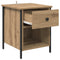 vidaXL Bedside Cabinet with Drawer 2 pcs Artisan oak 40 x 42 x 50 cm