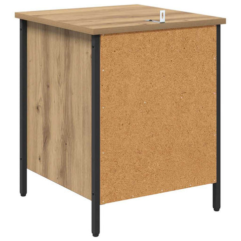 vidaXL Bedside Cabinet with Drawer 2 pcs Artisan oak 40 x 42 x 50 cm