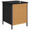 vidaXL Bedside Cabinet 2 pcs Black oak 40 x 42 x 50 cm Engineered wood
