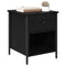 vidaXL Bedside Cabinet 2 pcs Black oak 40 x 42 x 50 cm Engineered wood