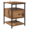vidaXL Bedside Cabinet Old wood 40 x 42 x 56 cm Engineered wood