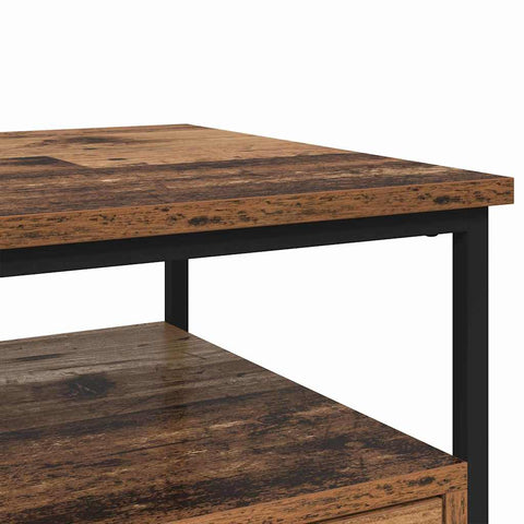 vidaXL Bedside Cabinet 2 pcs Old wood 40 x 42 x 56 cm Engineered wood