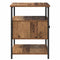 vidaXL Bedside Cabinet 2 pcs Old wood 40 x 42 x 56 cm Engineered wood