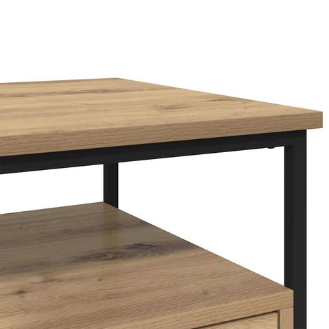 vidaXL Bedside Cabinet Artisan oak 40 x 42 x 56 cm Engineered wood