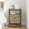 vidaXL Bedside Cabinet Artisan oak 40 x 42 x 56 cm Engineered wood