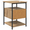 vidaXL Bedside Cabinet with Drawer 2 pcs Artisan oak 40 x 42 x 56 cm