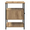vidaXL Bedside Cabinet with Drawer 2 pcs Artisan oak 40 x 42 x 56 cm