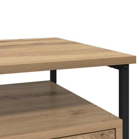 vidaXL Bedside Cabinet with Drawer 2 pcs Artisan oak 40 x 42 x 55 cm