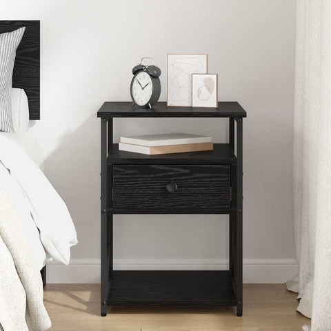 vidaXL Bedside Cabinet with Drawer