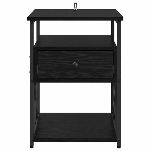 vidaXL Bedside Cabinet with Drawer