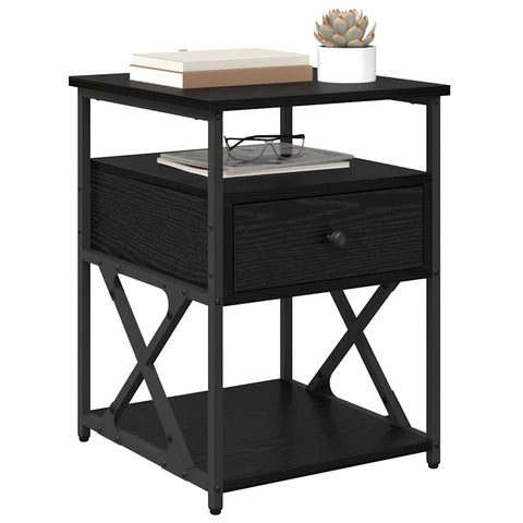 vidaXL Bedside Cabinet with Drawer