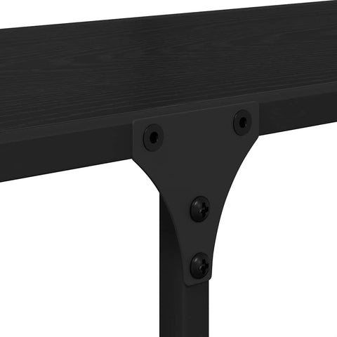 vidaXL Bookshelf Black oak 100 x 32 x 170 cm Engineered wood