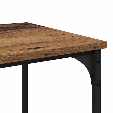 vidaXL Coffee Table Old Wood 40 x 40 x 55 cm Engineered Wood