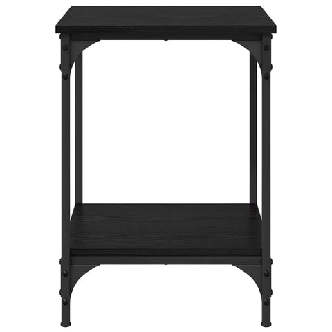 vidaXL Coffee Table Black Oak 40 x 40 x 55 cm Engineered Wood