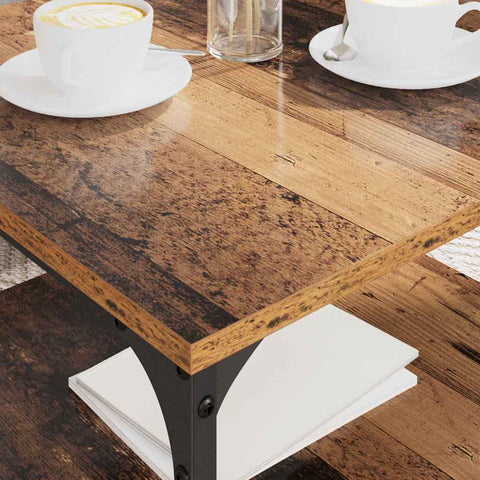 vidaXL Coffee Table Old Wood 55 x 55 x 40 cm Engineered Wood