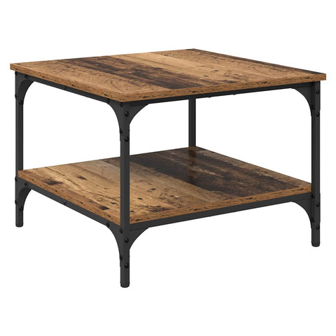 vidaXL Coffee Table Old Wood 55 x 55 x 40 cm Engineered Wood