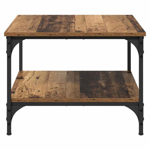 vidaXL Coffee Table Old Wood 55 x 55 x 40 cm Engineered Wood