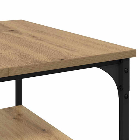 vidaXL Coffee Table Artisan Oak 55 x 55 x 40 cm Engineered Wood