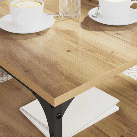 vidaXL Coffee Table Artisan Oak 55 x 55 x 40 cm Engineered Wood