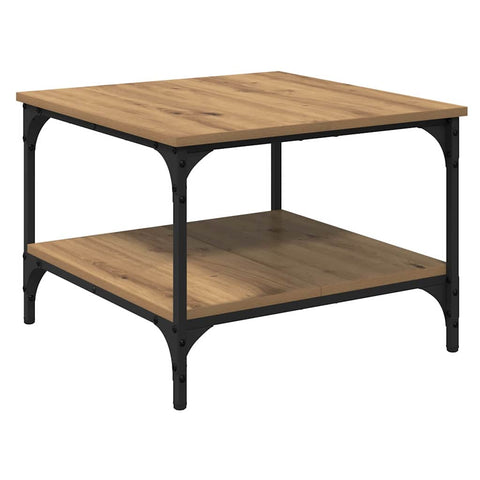 vidaXL Coffee Table Artisan Oak 55 x 55 x 40 cm Engineered Wood