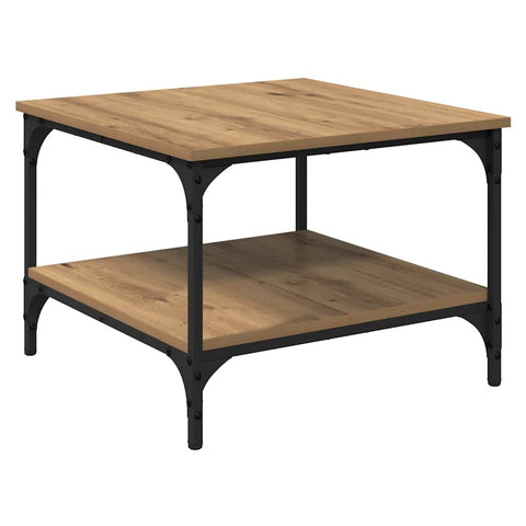 vidaXL Coffee Table Artisan Oak 55 x 55 x 40 cm Engineered Wood