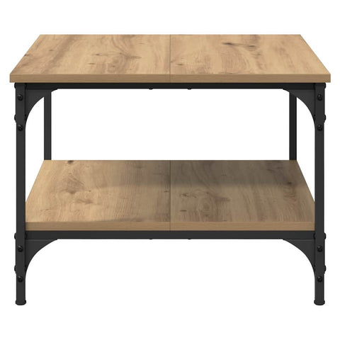 vidaXL Coffee Table Artisan Oak 55 x 55 x 40 cm Engineered Wood