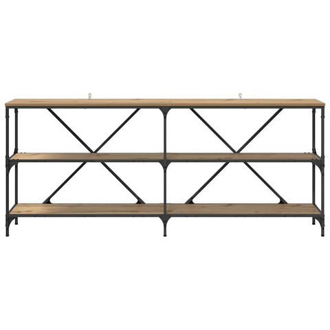 vidaXL Console Table with Shelf Artisan Oak 180 x 30 x 75 cm