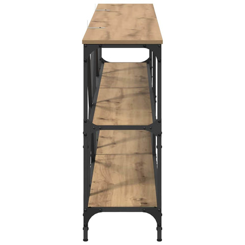 vidaXL Console Table with Shelf Artisan Oak 180 x 30 x 75 cm