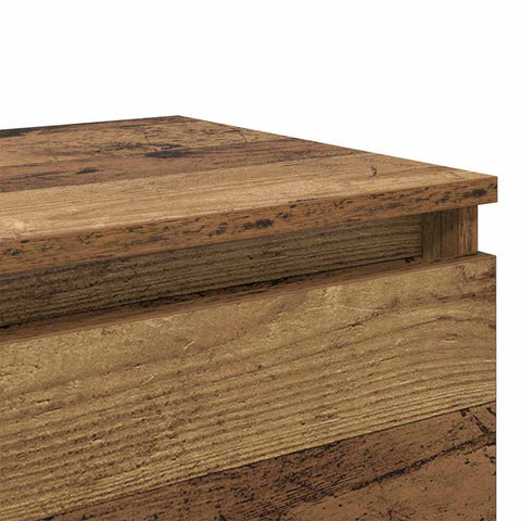 vidaXL Bedside Cabinet Old wood 40 x 35 x 50 cm Engineered wood