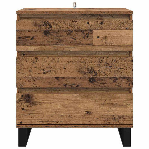 vidaXL Sideboard with Drawer Old Wood 60 x 35 x 70 cm Engineered Wood