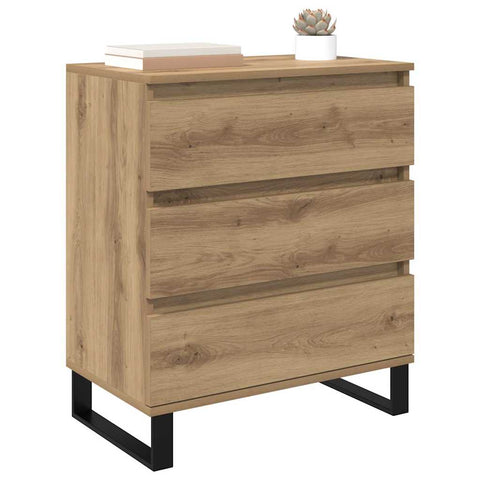 vidaXL Sideboard Artisan Oak 60 x 35 x 70 cm Engineered Wood