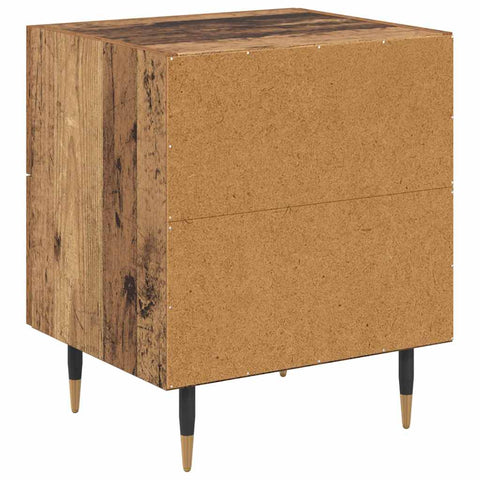 vidaXL Bedside Cabinet Old wood 40 x 35 x 47.5 cm Engineered wood