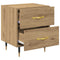 vidaXL Bedside Cabinet Artisan oak 40 x 35 x 47.5 cm Engineered wood